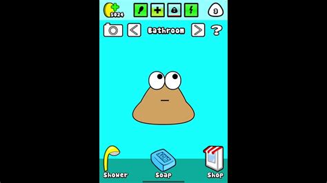 Pou Gameplay sky jump 002 baby pou - YouTube