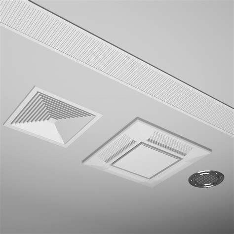 3d model of ceiling vents