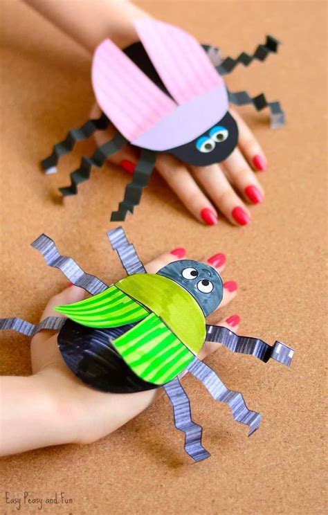 15 Cute and Crawly Insect Crafts for Kids | Insect crafts, Bug crafts ...