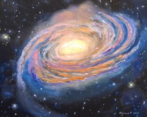 Milkyway Galaxy Painting by Eleanor Pauling | Saatchi Art