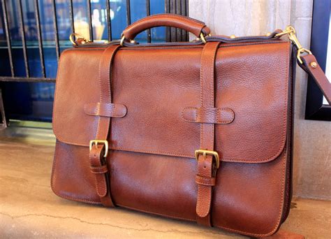 Salt Water New England: The Lotuff English Leather Briefcase