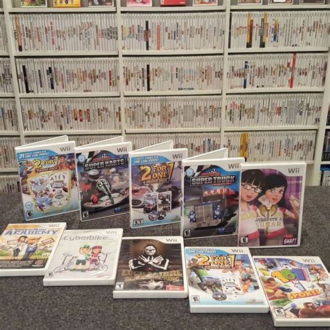 Insolite : une collection complète des jeux Wii