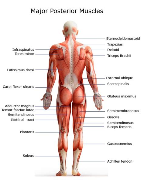 Muscles Of The Shoulder And Back Laminated Anatomy Chart ...