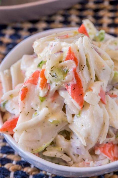 Crab Salad with celery and mayonnaise is a delicious and inexpensive ...