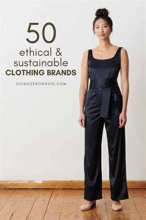 50 Ethical and Sustainable Clothing Brands - Going Zero Waste