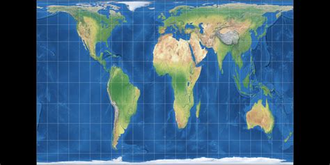 Gall-Peters Projection: Compare Map Projections