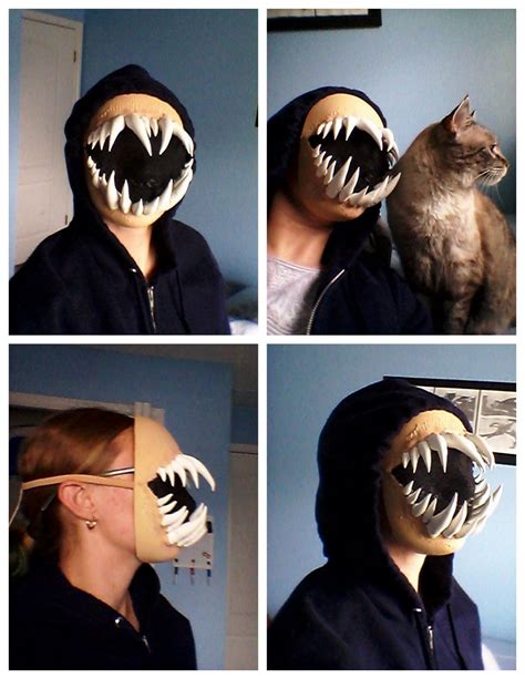 DIY Monster Teeth Mask from Instructables’ User ErinM18.This DIY ...