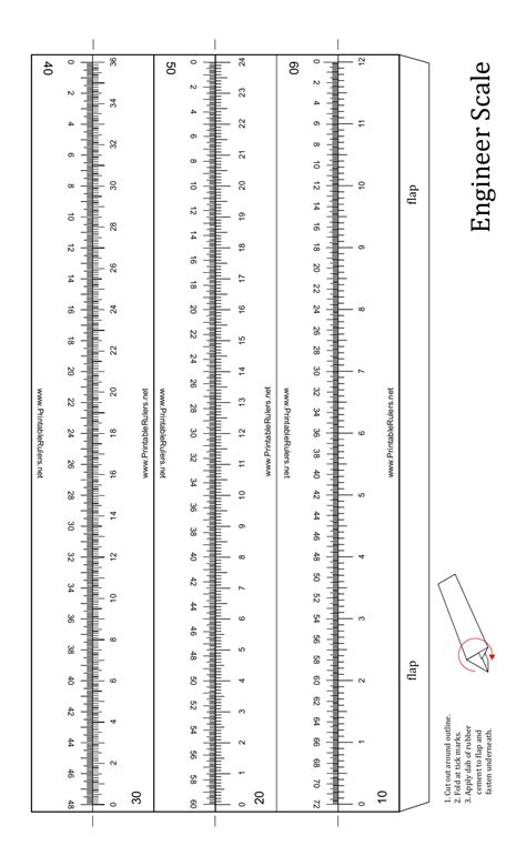 Printable Engineer Scale Ruler Printable Ruler Actual Size | Images and ...