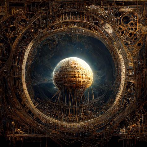 ArtStation - Steampunk Dyson Spheres