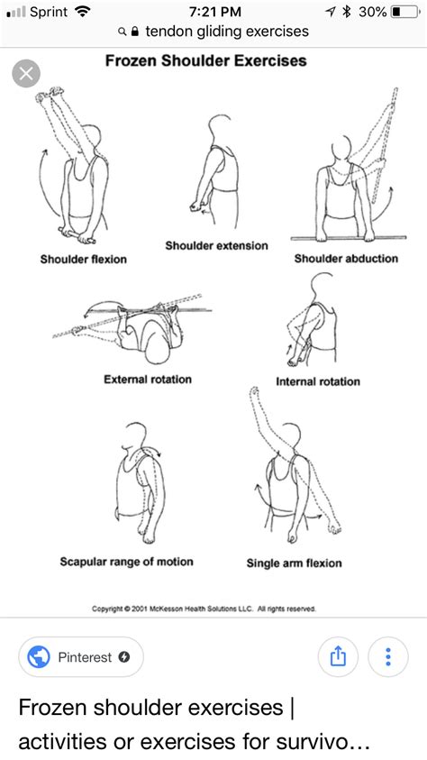 Pin by Christine zook on Shoulder Rom | Frozen shoulder exercises ...