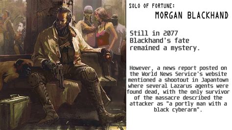 Cyberpunk 2077 - Short Summary of Morgan Blackhand. - YouTube