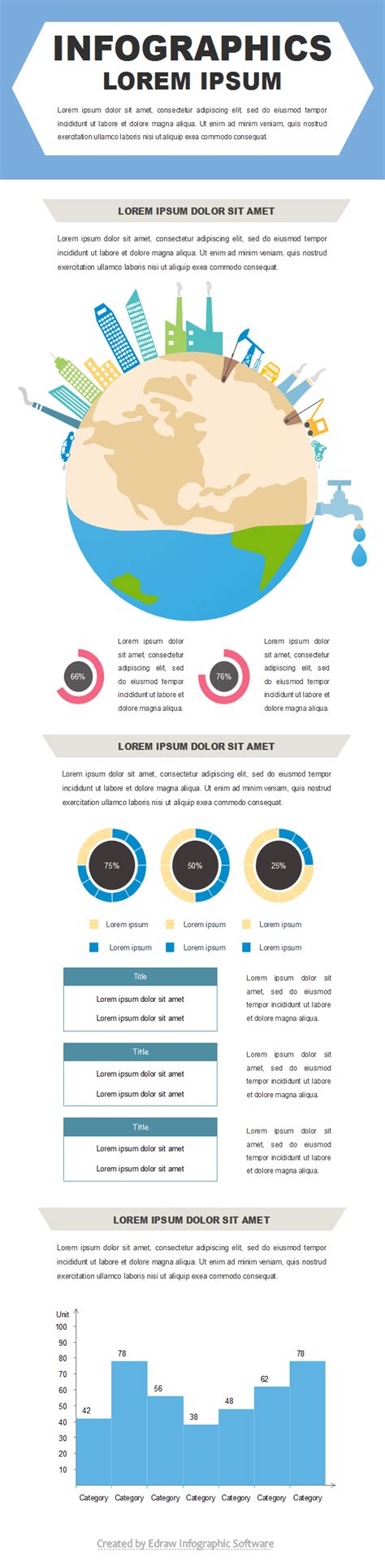 Environment Infographic Templates - Make Infographic Drawing Easy