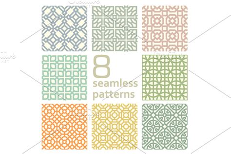 linear pattern set 2 ~ Graphic Patterns ~ Creative Market