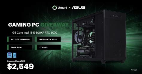 Asus x Umart Gaming PC Giveaway: Win a gaming PC valued at $2,549