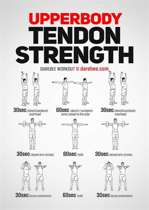 Upperbody Tendon Strength Workout | Strength workout, Fitness body, Workout