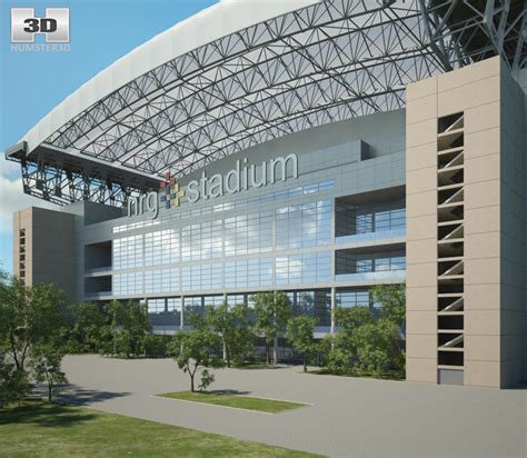 NRG Stadium 3D model - Architecture on Hum3D