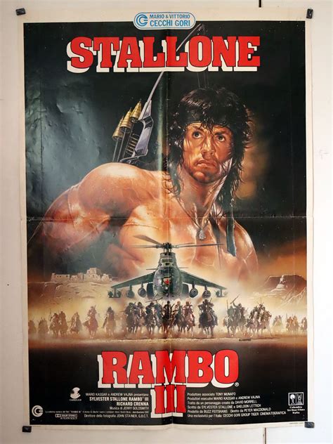 "RAMBO III" MOVIE POSTER - "RAMBO III" MOVIE POSTER