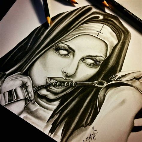 Devious Nun Drawing - Cassandra Sekulla by CassandraWilson | Tattoo ...