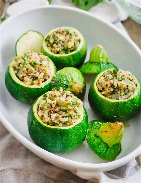 Stuffed Round Zucchini Recipe - Running to the Kitchen®