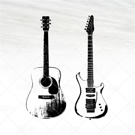 Guitars SVG Electric Guitar Vector Music SVG Svg Eps Png | Etsy