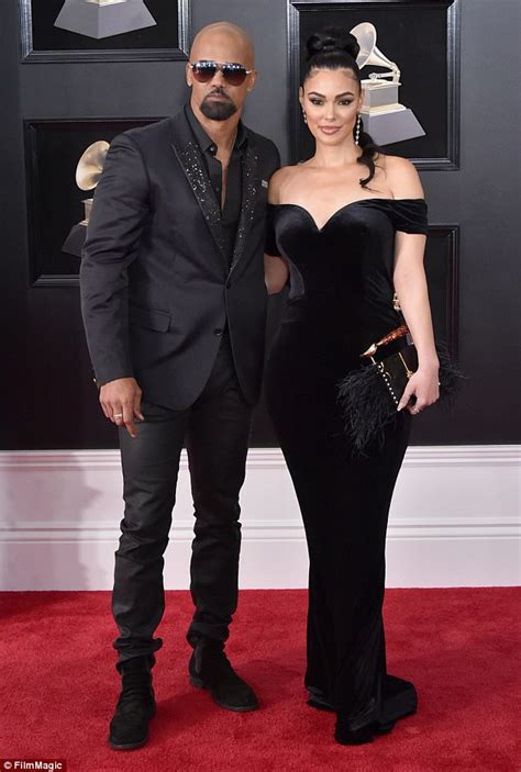 Grammys 2018: Shemar Moore takes date Anabelle Acosta | Daily Mail Online