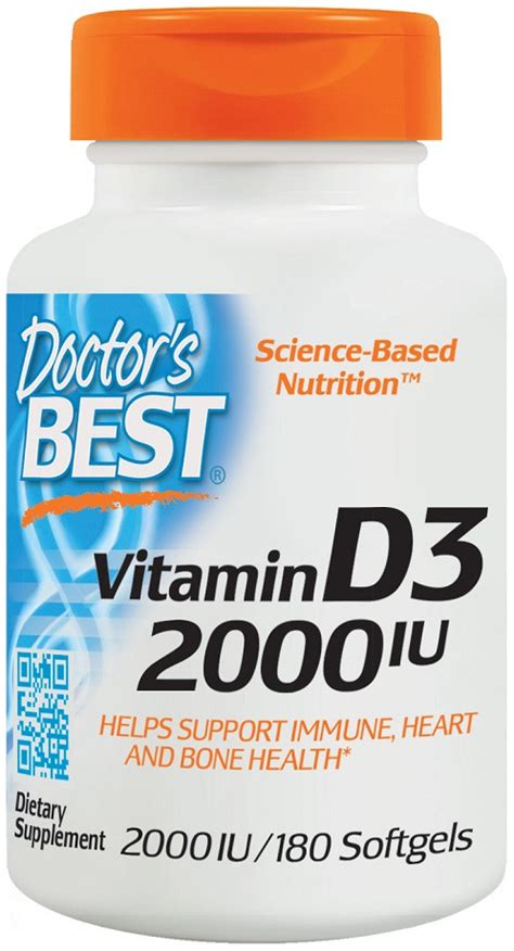 Doctor's Best Vitamin D3 - Bodybuilding and Sports Supplements