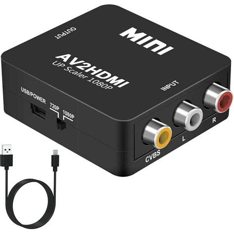 DIGITNOW RCA to HDMI, AV to HDMI Converter, 1080P Mini RCA Composite ...