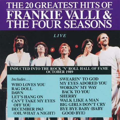 ‎The 20 Greatest Hits of Frankie Valli & The Four Seasons (Live) de ...