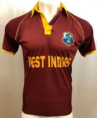 Mens Cricket team replica odi Shirt Jersey West Indies | eBay