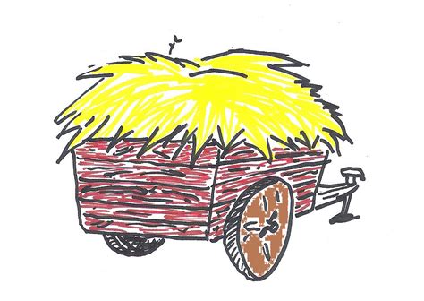 Hay Bale Drawing at GetDrawings | Free download