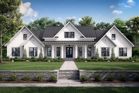 Modern-farmhouse House Plan - 4 Bedrooms, 3 Bath, 3086 Sq Ft Plan 50-410