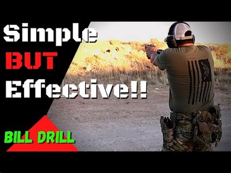 The Bill Drill _ Pistol Fundamentals - YouTube