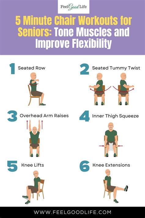 5 Quick Chair Workouts for Seniors to Tone Muscles and Improve ...