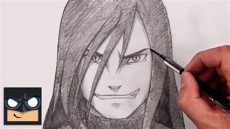 How To Draw Orochimaru | Naruto Pencil Drawing Lesson - YouTube