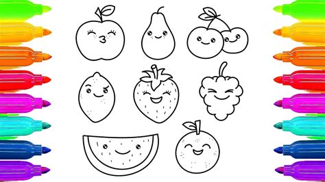 Drawing For Kids Fruits at GetDrawings | Free download