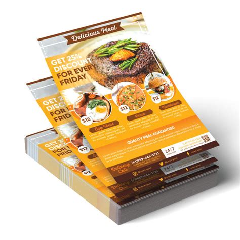 Flyer Printing Glossy paper 170 gsm.