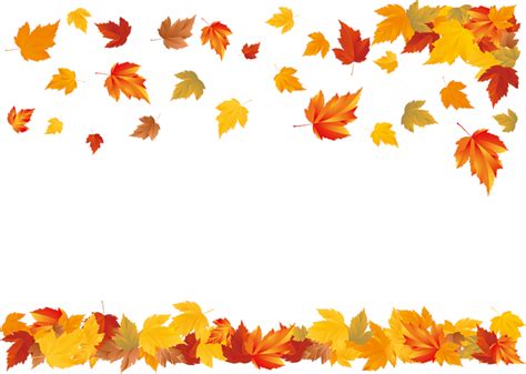 Transparent Background Fall Leaves Clipart - Png Download - Full Size ...