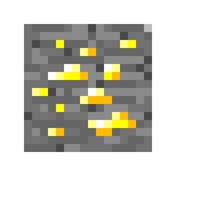 piq - MINECRAFT GOLD BLOCK | 100x100 pixel art by ShineyBum14