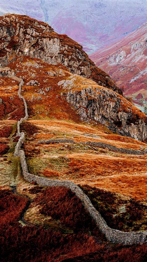 Morning at Lingmoor Fell, Side Pike, Langdales, Lake District, Cumbria ...