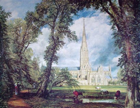 John Constable Salisbury Cathedral Wallpaper