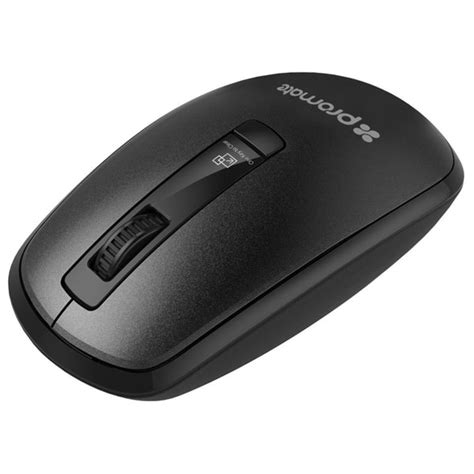 Mouse Wireless PROMATE Clix-3, 1500 dpi, negru