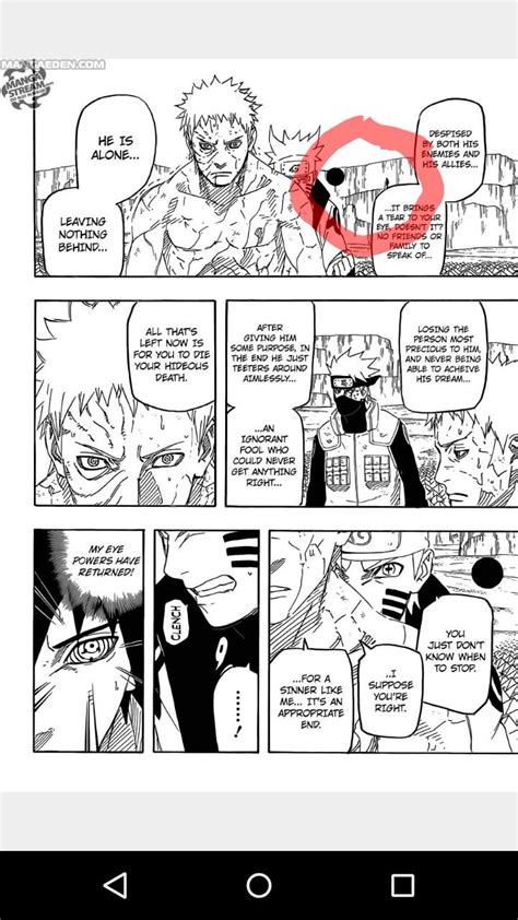 naruto manga chapter 687 i dont know page no. in that chapter the ...