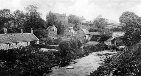 Tour Scotland: Old Photograph Bridge Currie Scotland