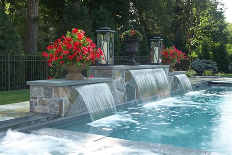 Free Modern Pool Waterfall Designs With Low Cost | Home decorating Ideas