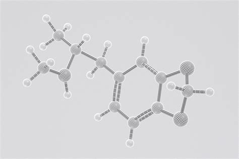 drug mdma ecstasy molly molecule 3D Model in Medicines 3DExport