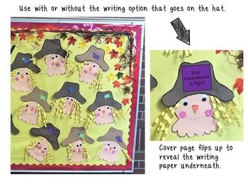 Scarecrow Bulletin Board Happy Fall Y'all! by Carolyn's Classroom