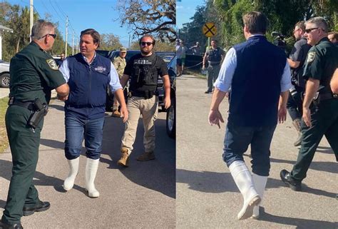 Let's discuss Florida Gov. Ron DeSantis' weird white boots