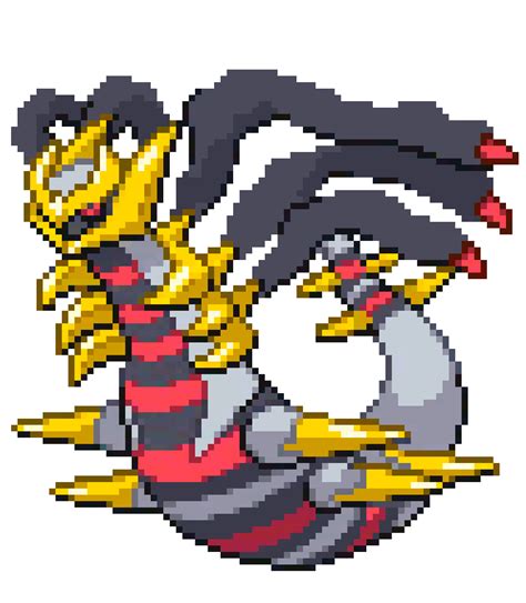 Giratina beta/unused platinum origin sprite - Giratina Altered forme ...