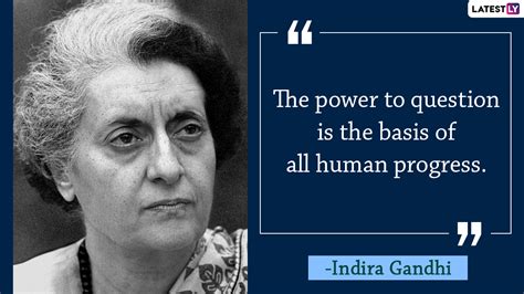 Indira Gandhi Death Anniversary 2020: 10 Powerful Quotes by the First ...