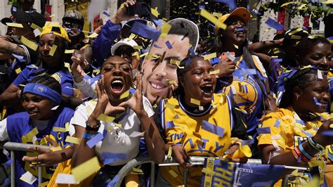 Golden State Warriors live championship parade 2022: Dub Nation shows ...